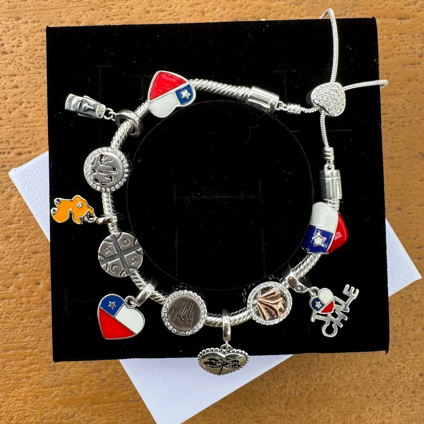 Charm de Países en Plata 925