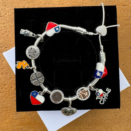 Charm de Países en Plata 925