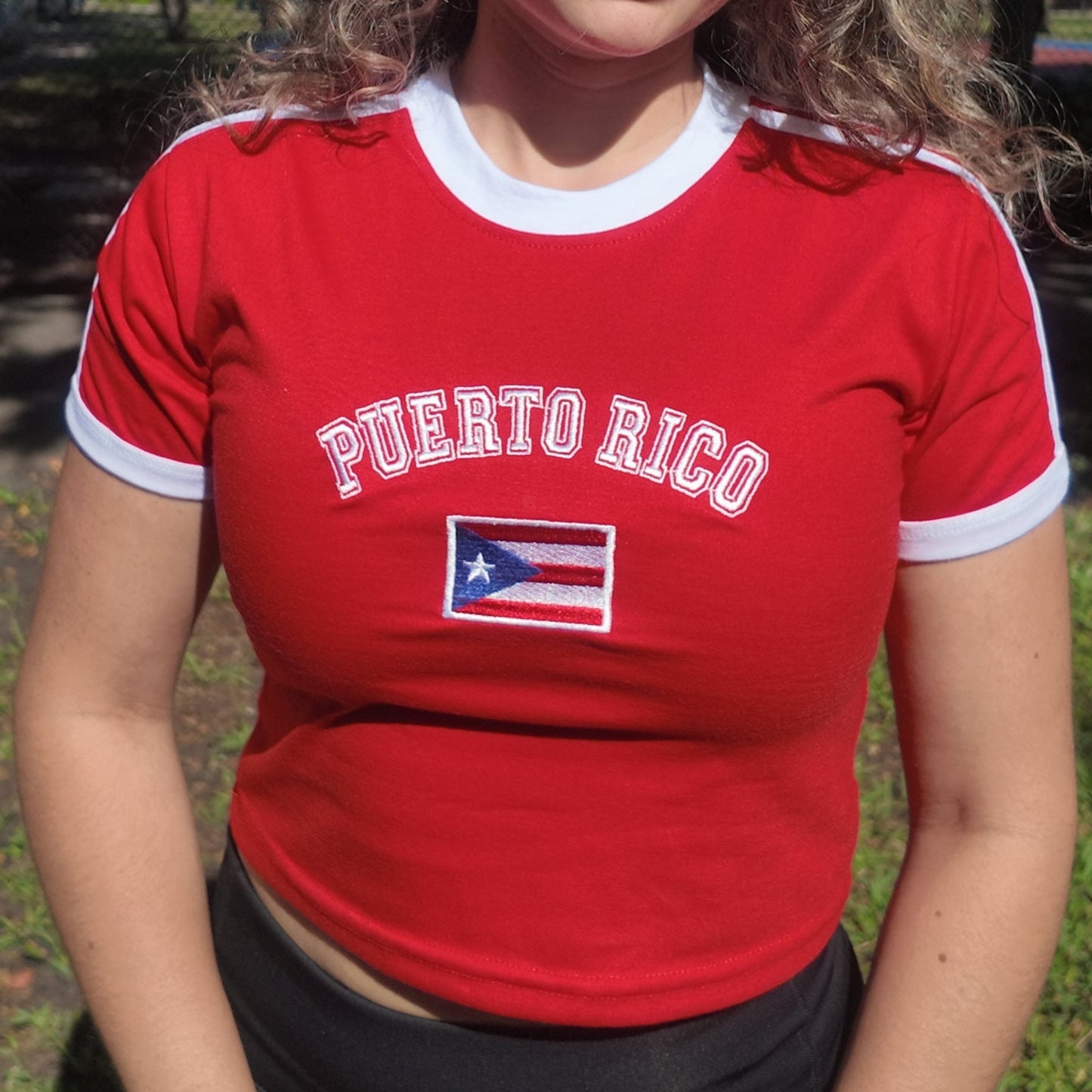 Camiseta Baby Tee Puerto Rico