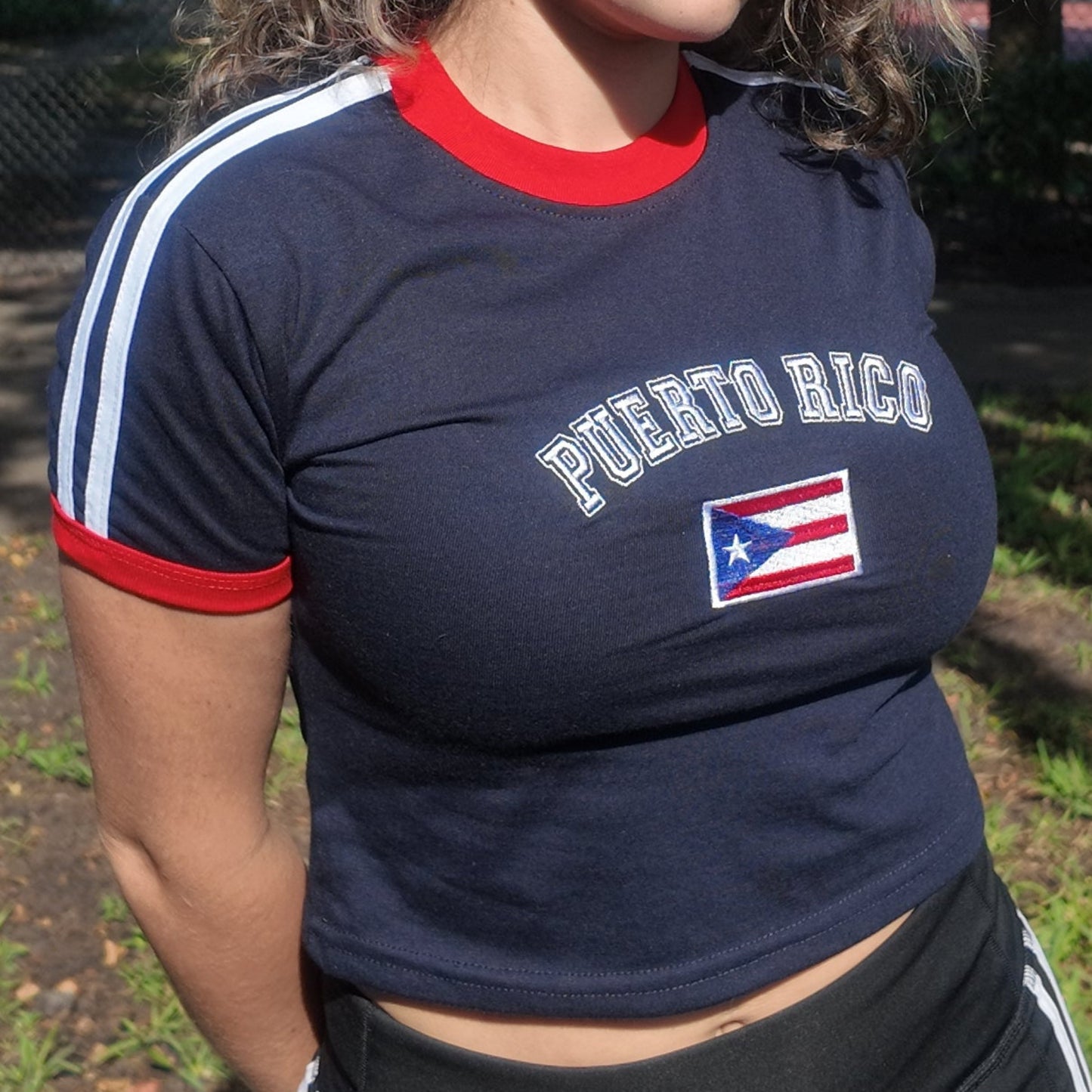 Camiseta Baby Tee Puerto Rico