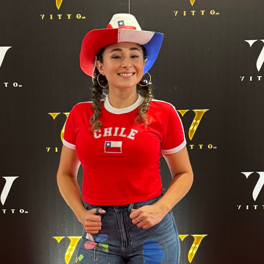 Baby Tee de Chile – Chilena de corazon